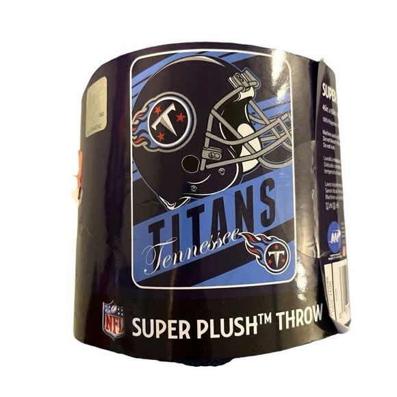 Northwest NFL Micro Raschel Throw Blanket - Tennessee Titans 46IN. X 60 IN. - Picture 2 of 3